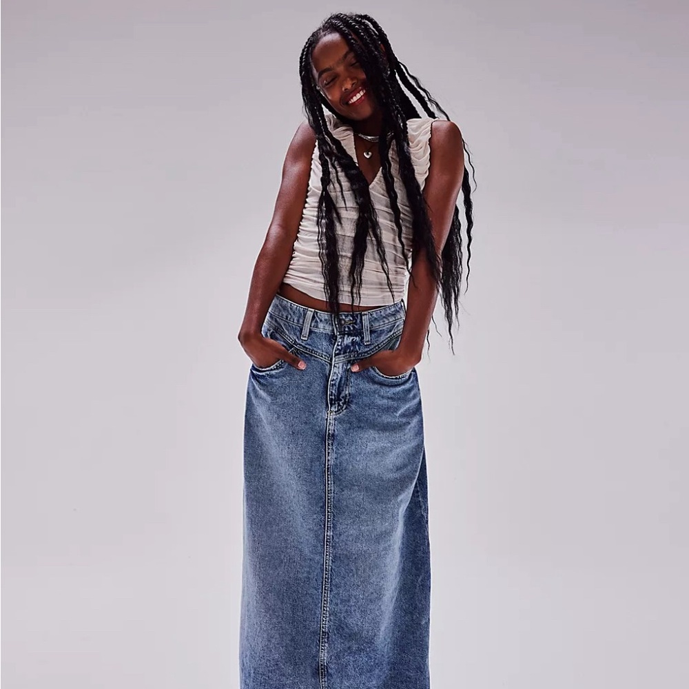Maxi Denim skirt